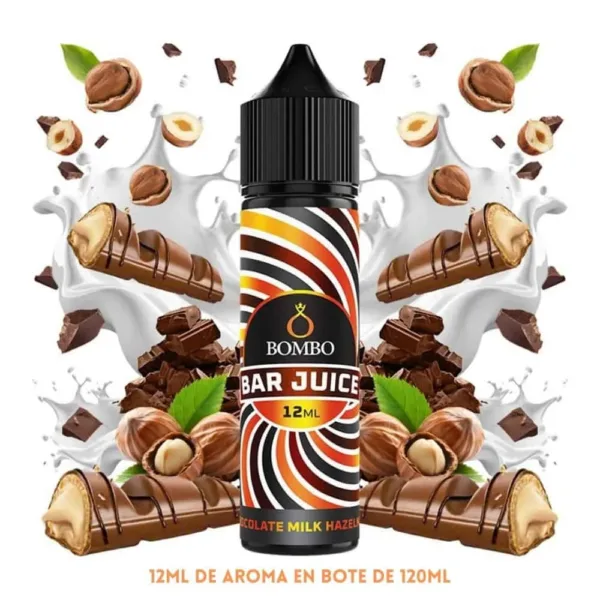 Aroma Longfill Bombo Bar Juice Chocolate Milk Halzenut 12ml