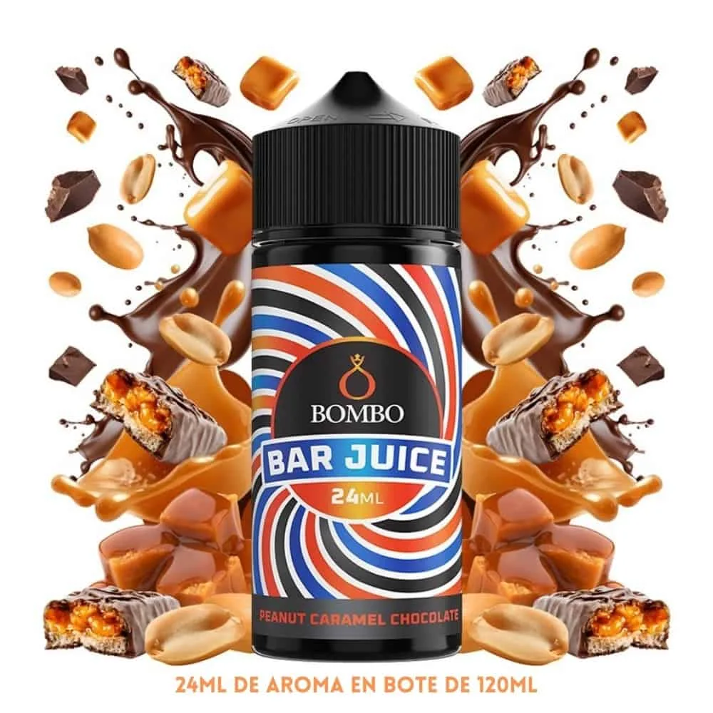 Aroma Longfill Bombo Bar Juice Peanut Chocolate Caramel 24ml