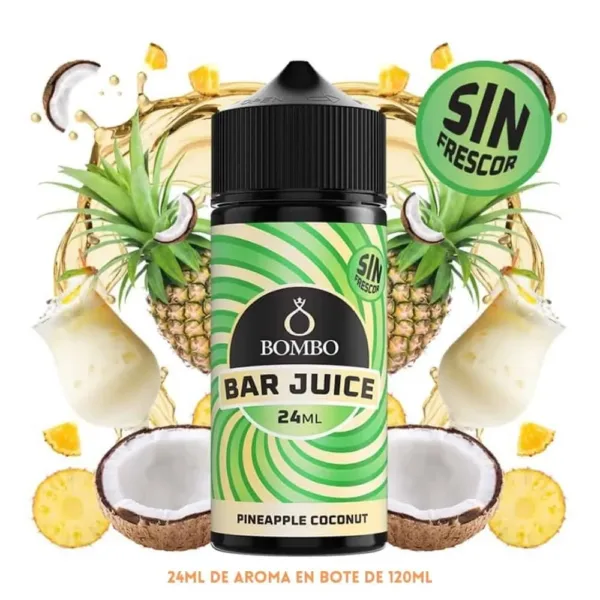 Aroma Bombo Bar Juice Pineapple Coconut Sin Frescor 24ml