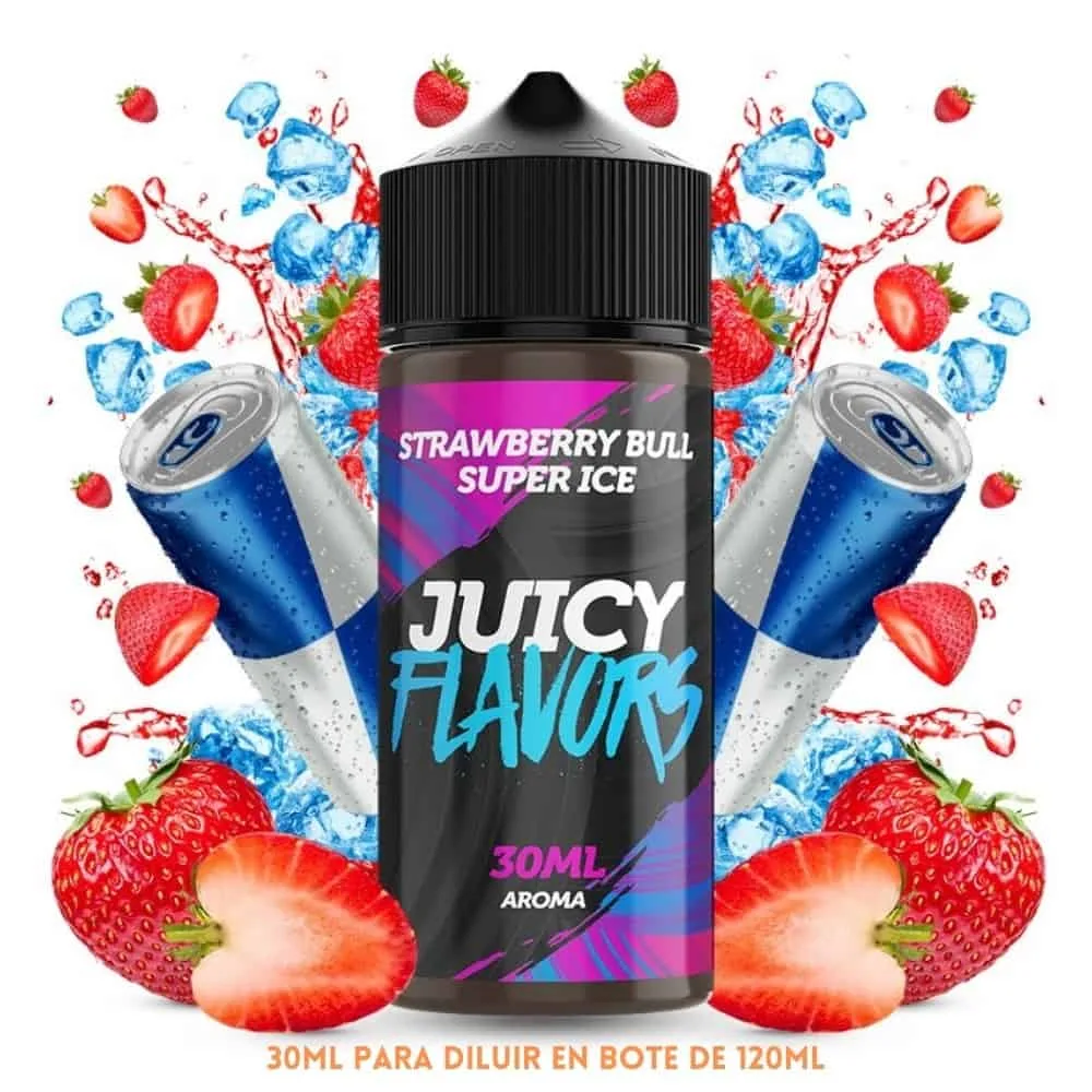 Aroma Juicy Flavors Longfill Strawberry Bull Super Ice 30ml