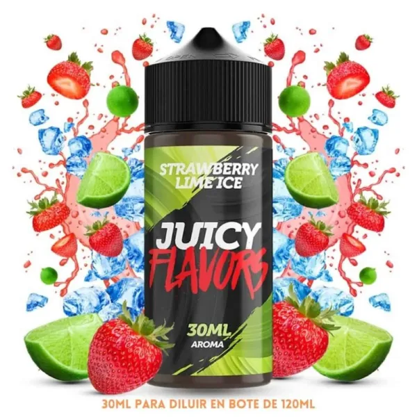 Aroma Juicy Flavors Longfill Strawberry Lime Ice 30ml