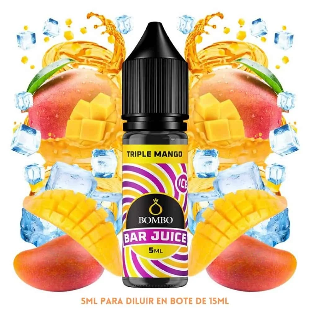 Aroma Bombo Bar Juice Triple Mango Ice Mini Longfill