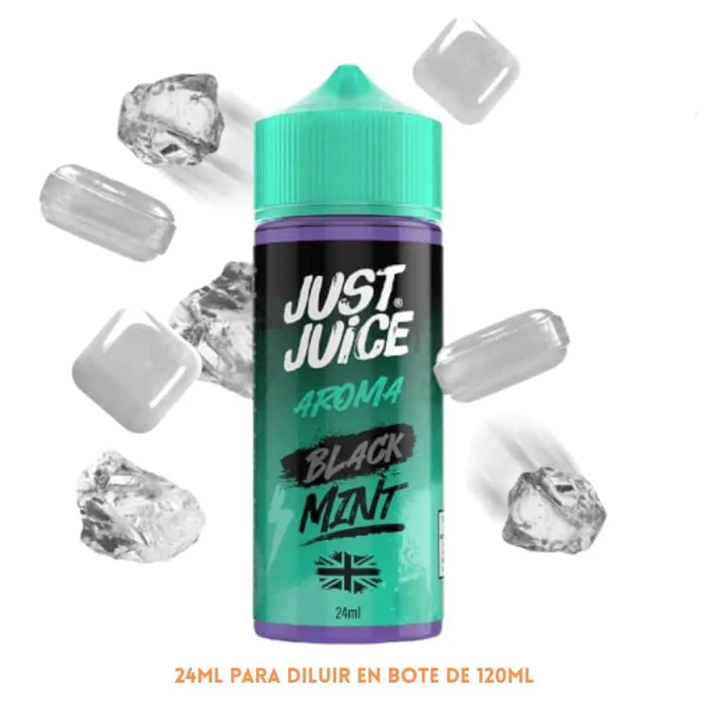 Just Juice Longfill Mint Range Black 24ml
