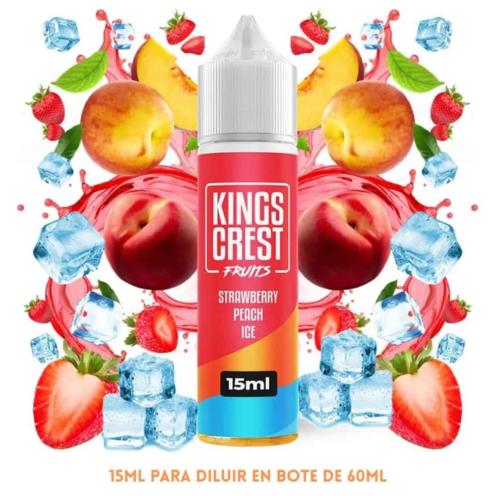 Aroma Kings Crest Strawberry Peach Ice Longfill 15/60ml