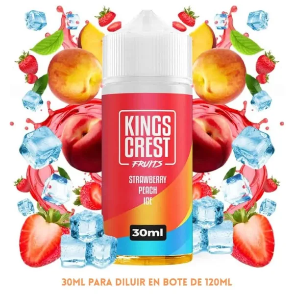 Aroma Kings Crest Strawberry Peach Ice Longfill 30/120ml