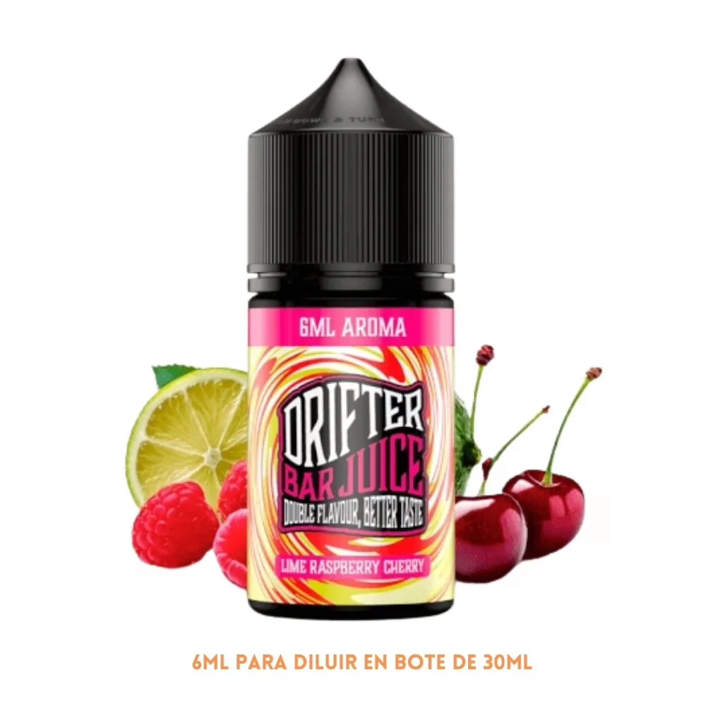 Aroma Drifter Bar Lime Raspberry Cherry Longfill 6/30ml