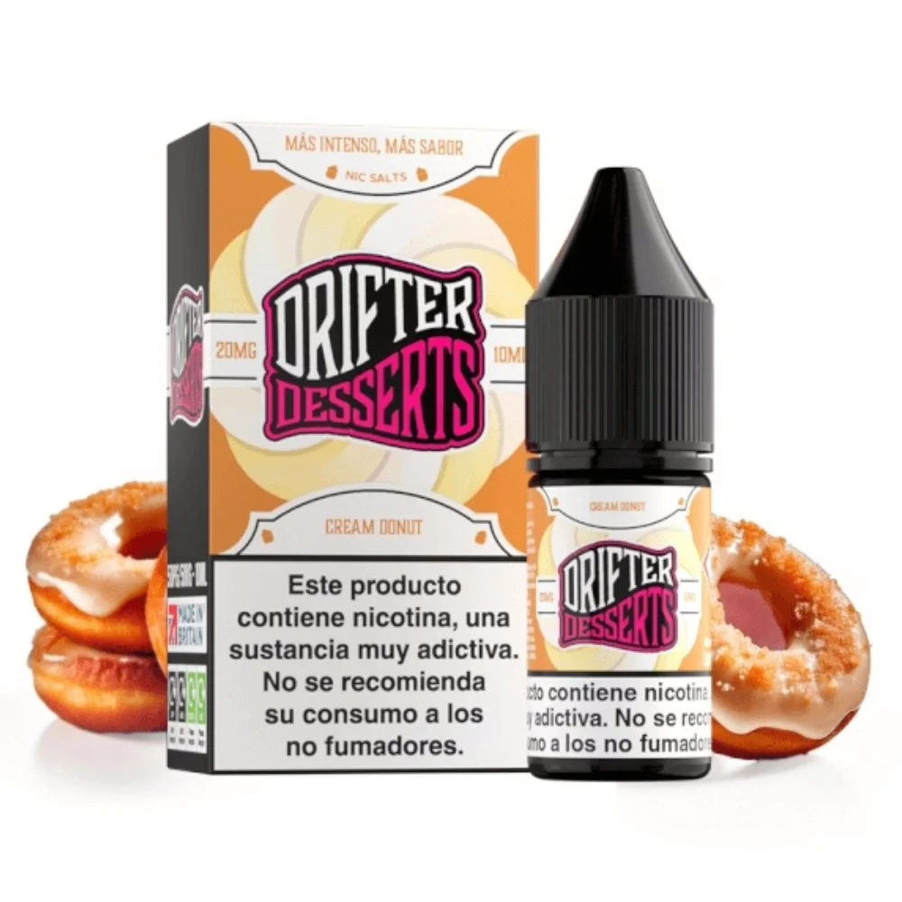 Drifter Bar Salts Cream Donut 10ml