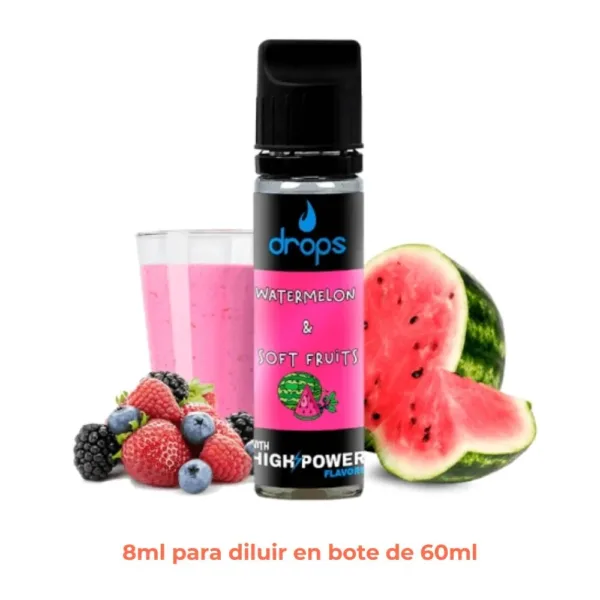 Aroma Drops Watermelon Soft Fruits Longfill 8/60ml