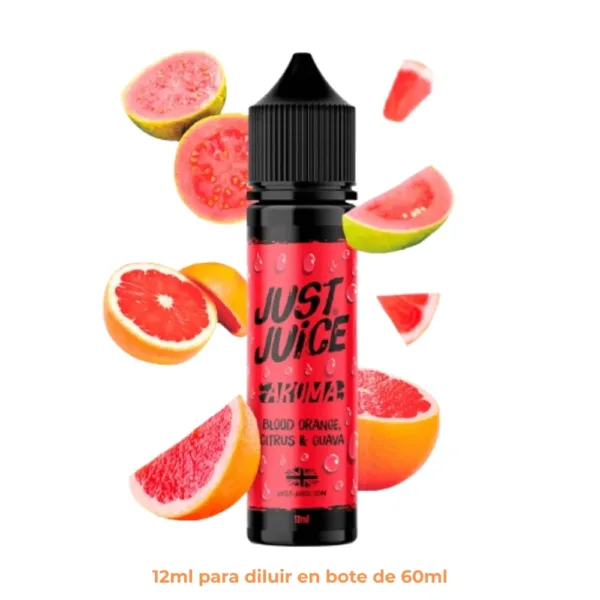 Aroma Just Juice Blood Orange Citrus Guava Longfill 12ml