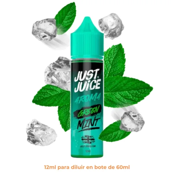 Aroma Just Juice Mint Range Green Longfill 12ml