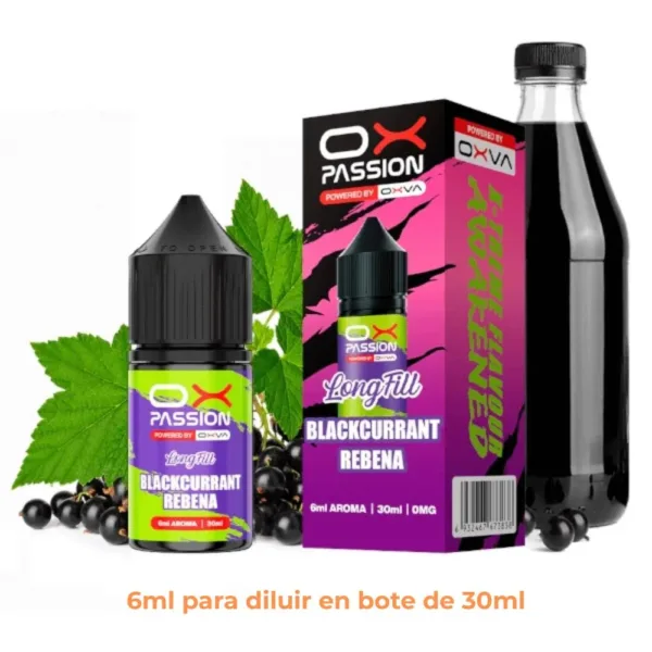 Ox Passion Blackcurrant Rebena Longfill 6ml
